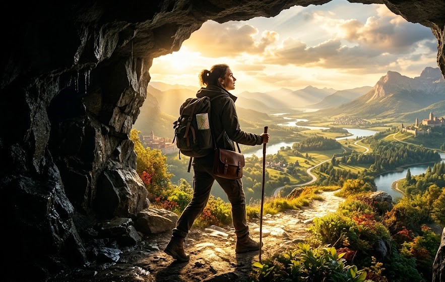 Stepping outside your comfort zone to achieve personal growth.